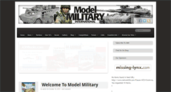 Desktop Screenshot of modelmilitary.com